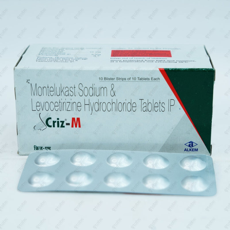 CRIZ M Tablets 10's