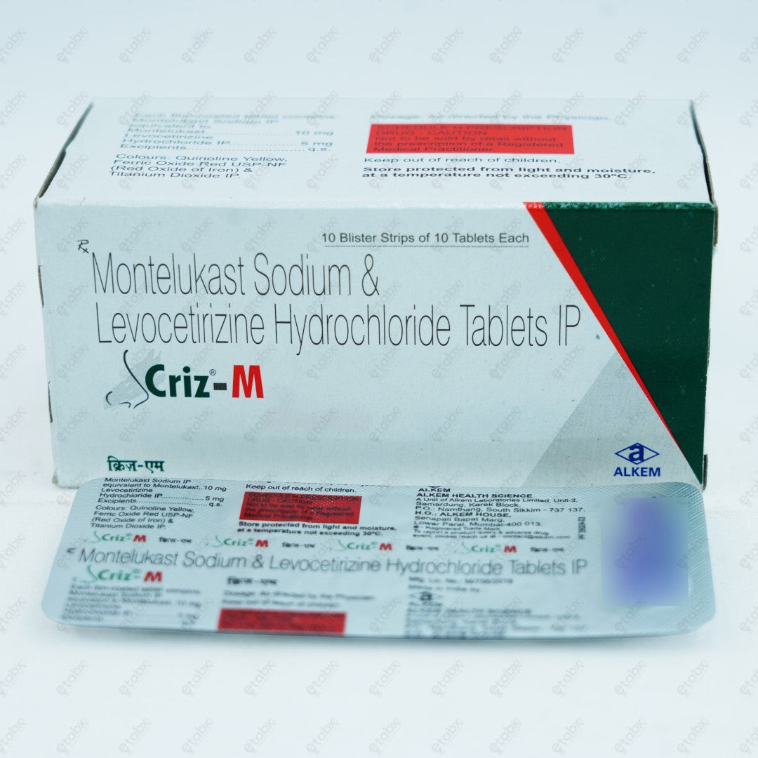 CRIZ M Tablets 10's