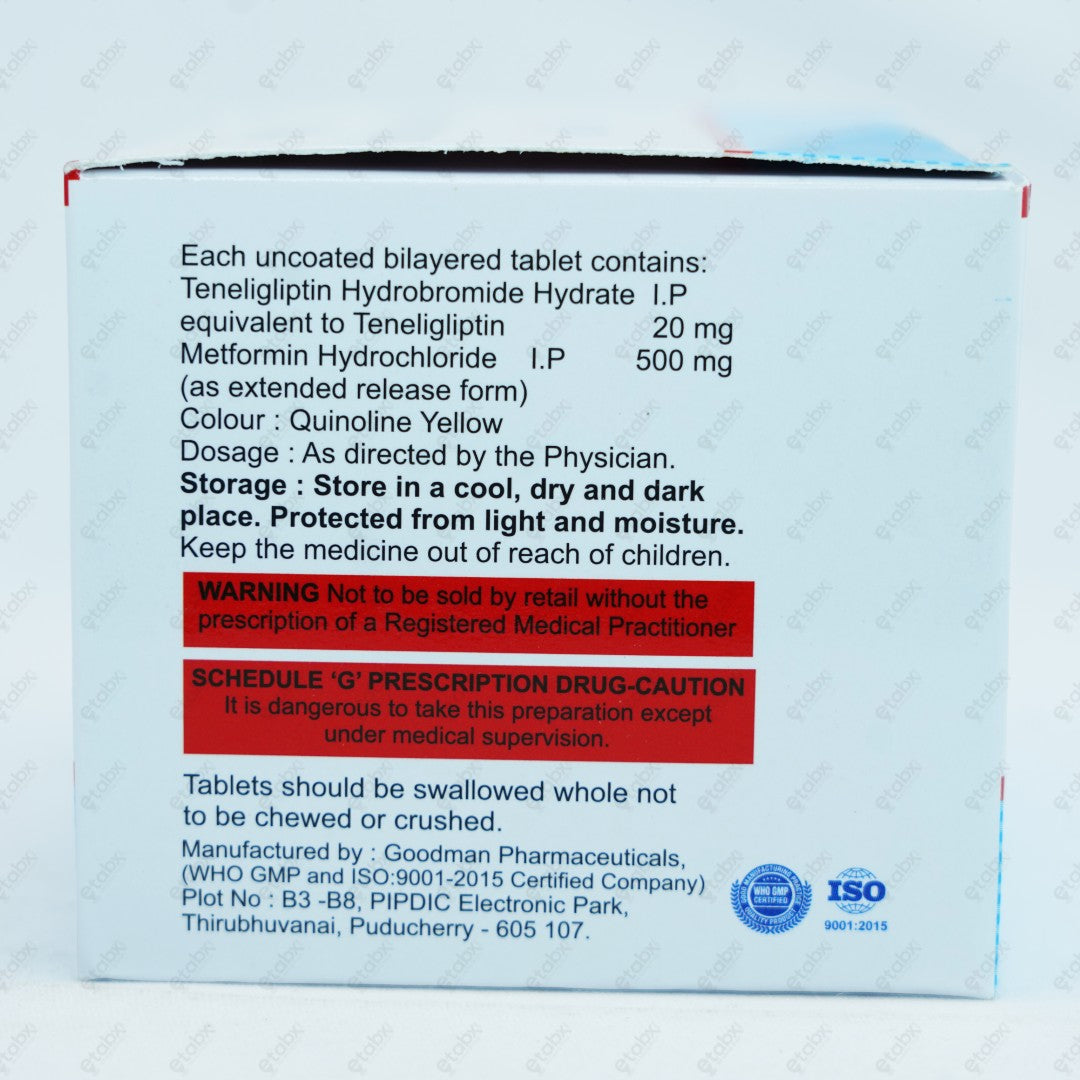 INZUTEN M 500mg/20mg Tablet (10's)