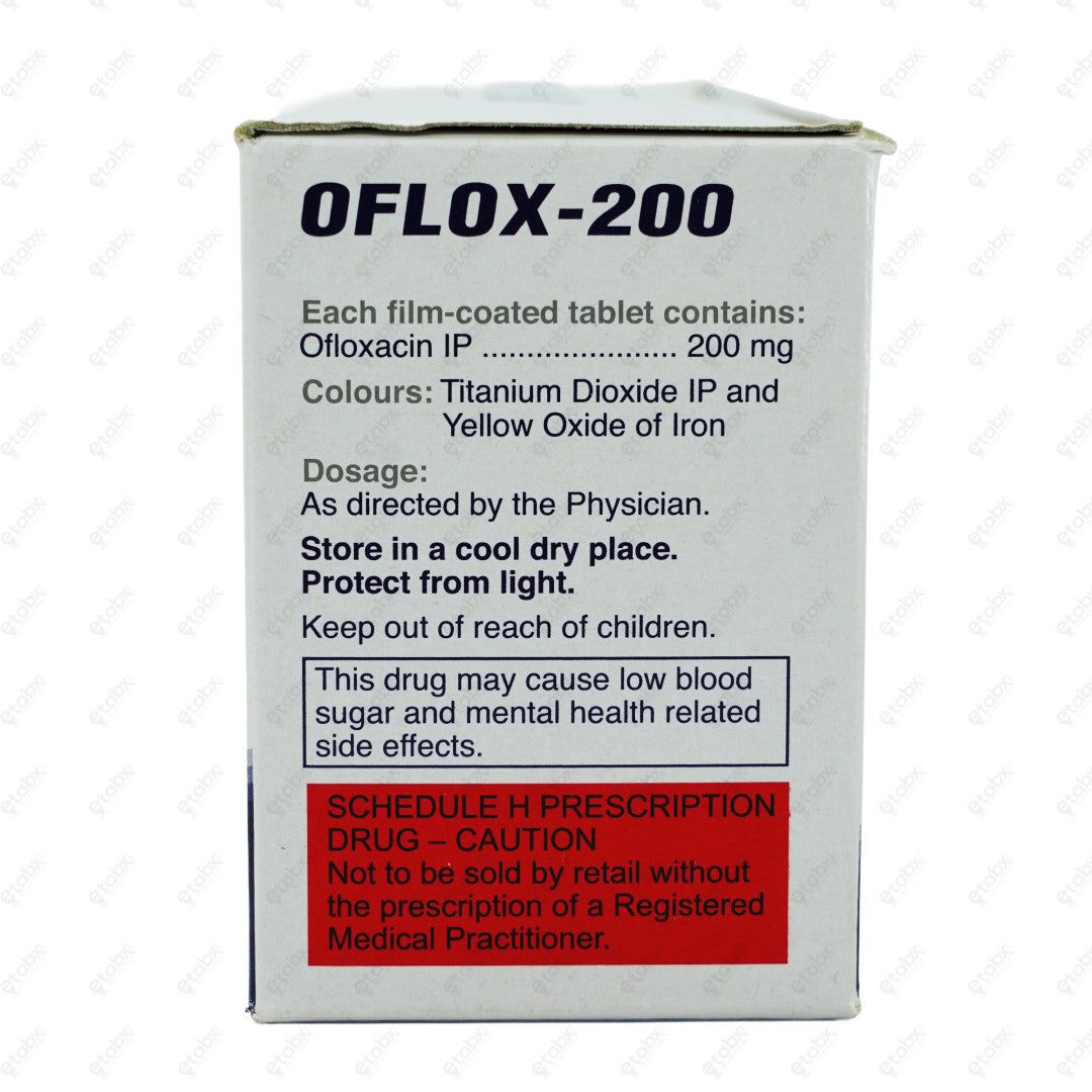 Oflox 200mg Tablets 10's