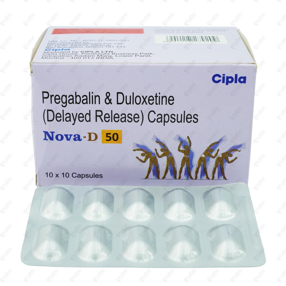 NOVA D 50MG Capsules 10's