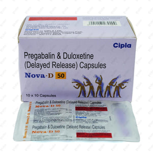 NOVA D 50MG Capsules 10's