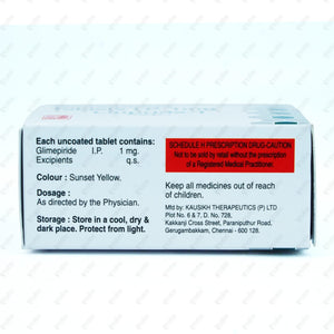 LINPRIDE 1mg Tablet 10's