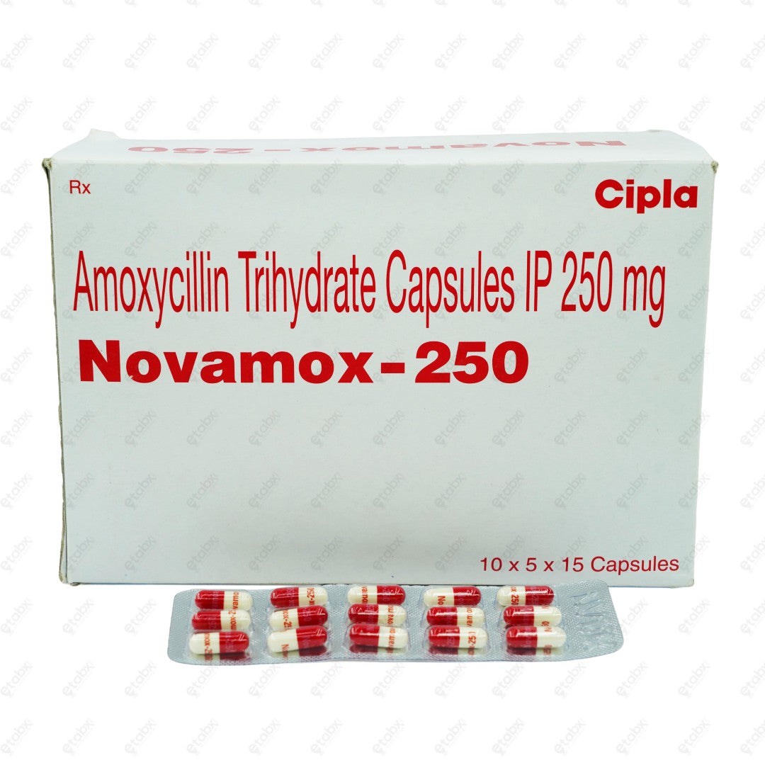 Novamox 250mg Capsule 15's