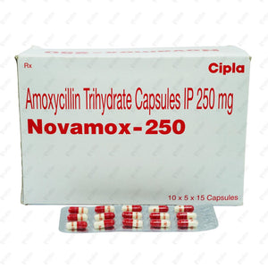 Novamox 250mg Capsule 15's