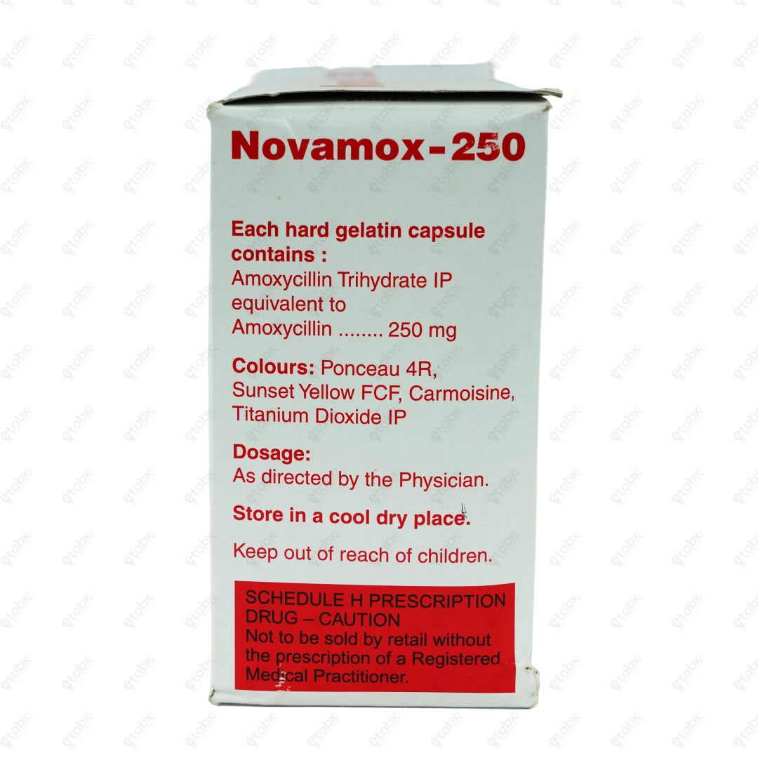 Novamox 250mg Capsule 15's