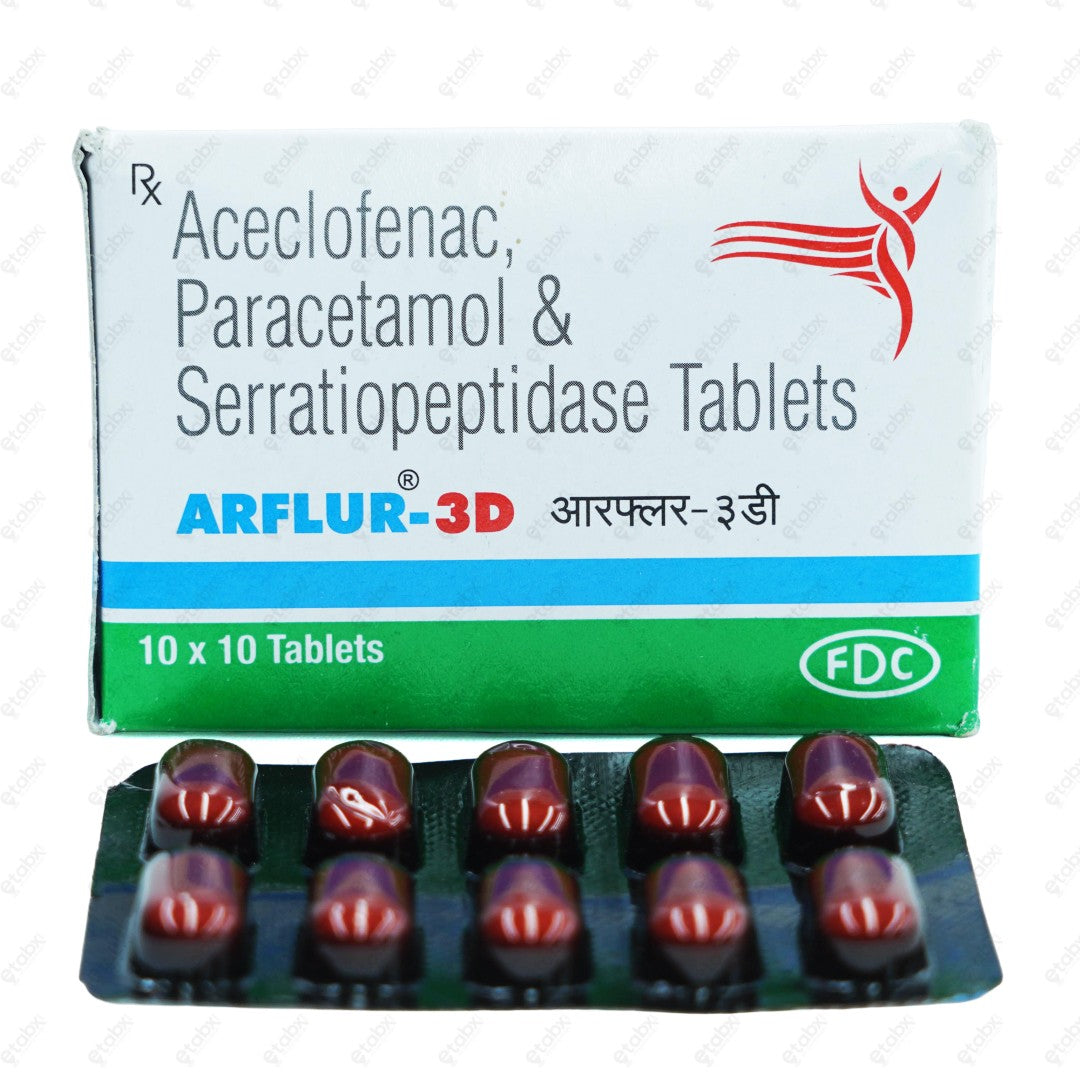 Arflur 3D Tablet 10's