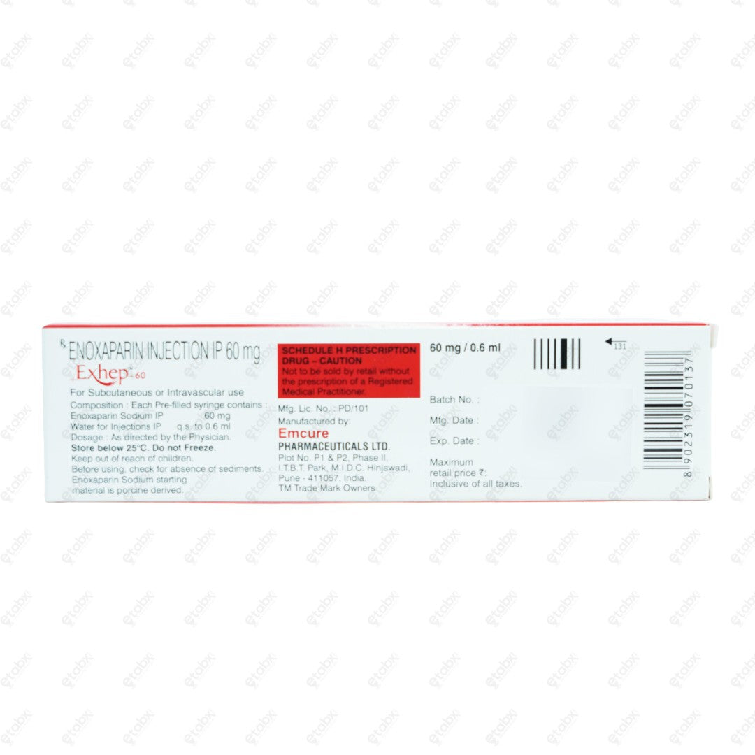 Exhep 60mg Injection