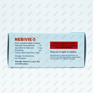 Nebivie 5mg Tablet 10's