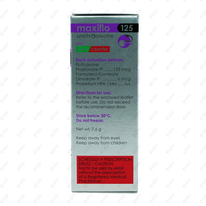 Maxiflo 125 Synochrobreathe 120 MD Inhaler
