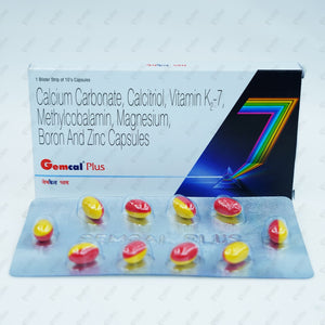 GEMCAL Plus Capsules 10's