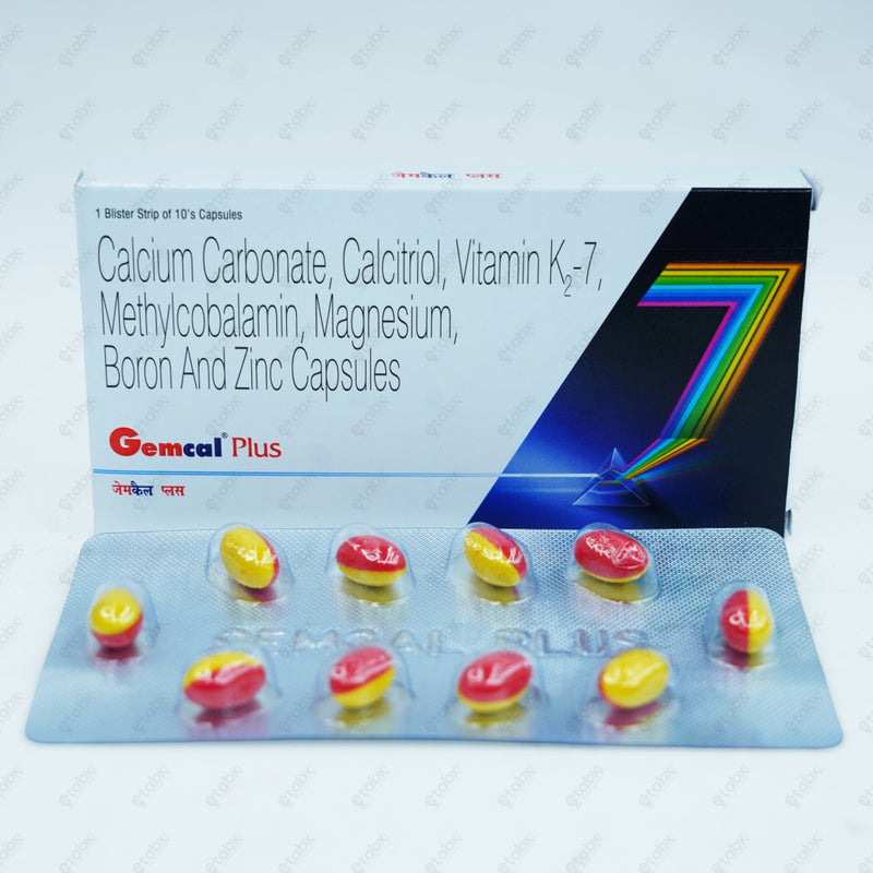 GEMCAL Plus Capsules 10's