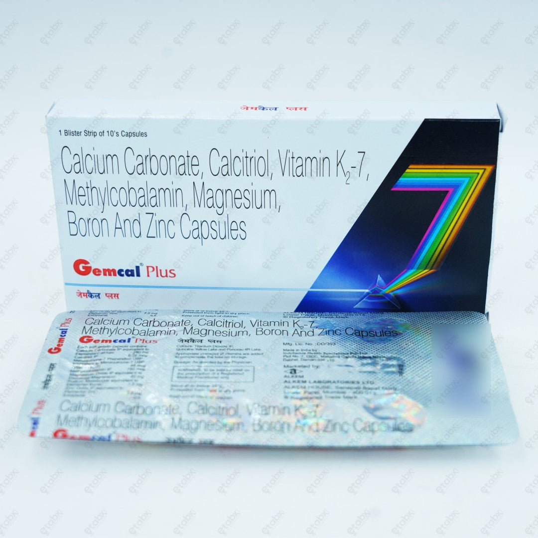 GEMCAL Plus Capsules 10's
