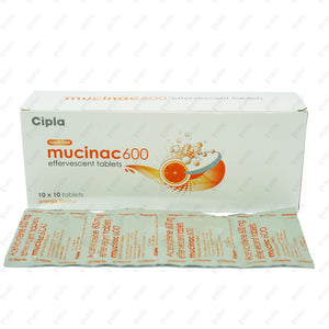 Mucinac 600mg Tablet 10's