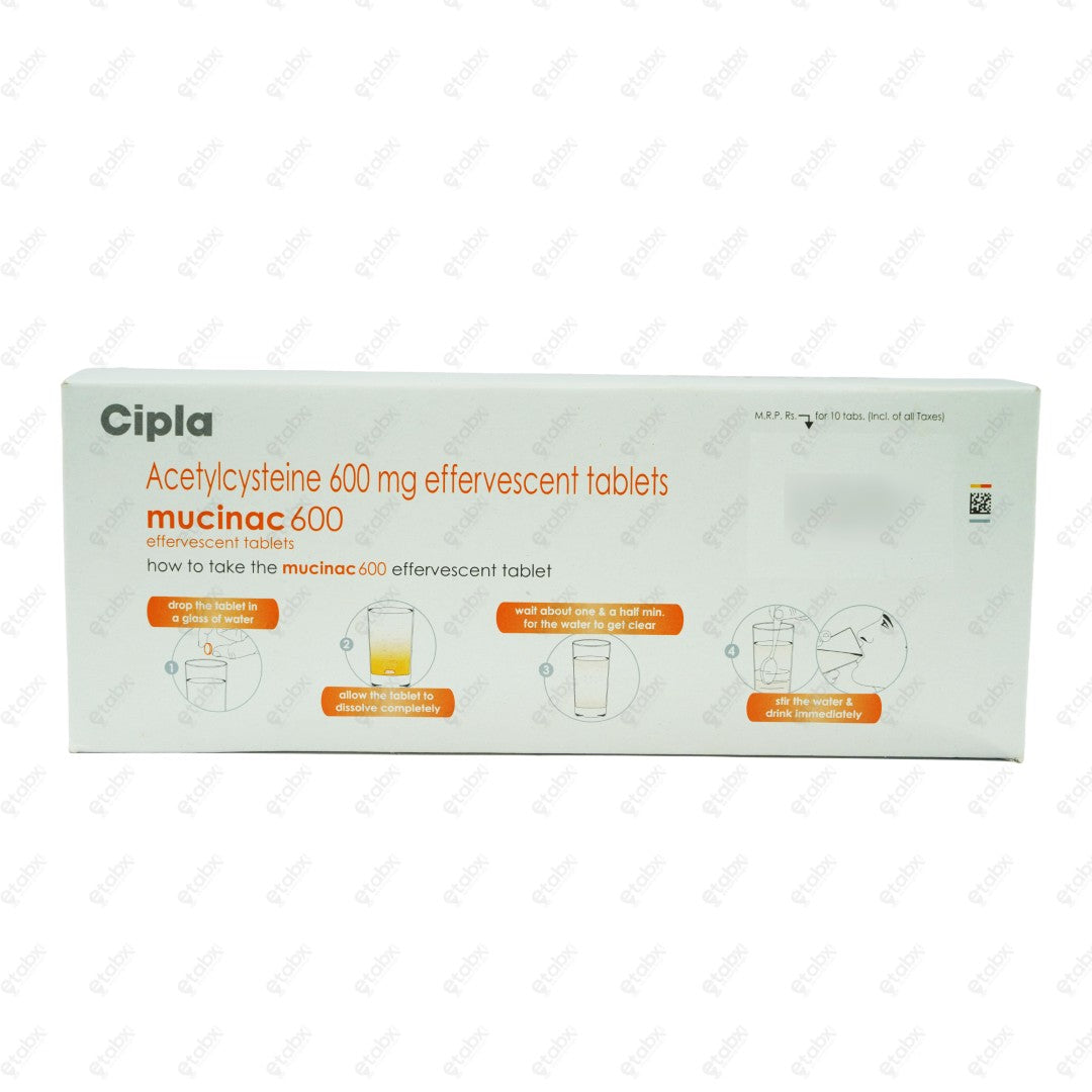 Mucinac 600mg Tablet 10's
