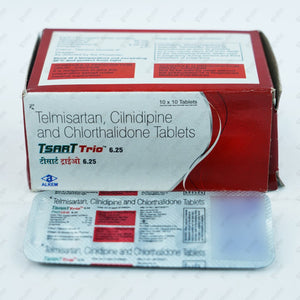 TSART TRIO 6.25MG Tablet 10's