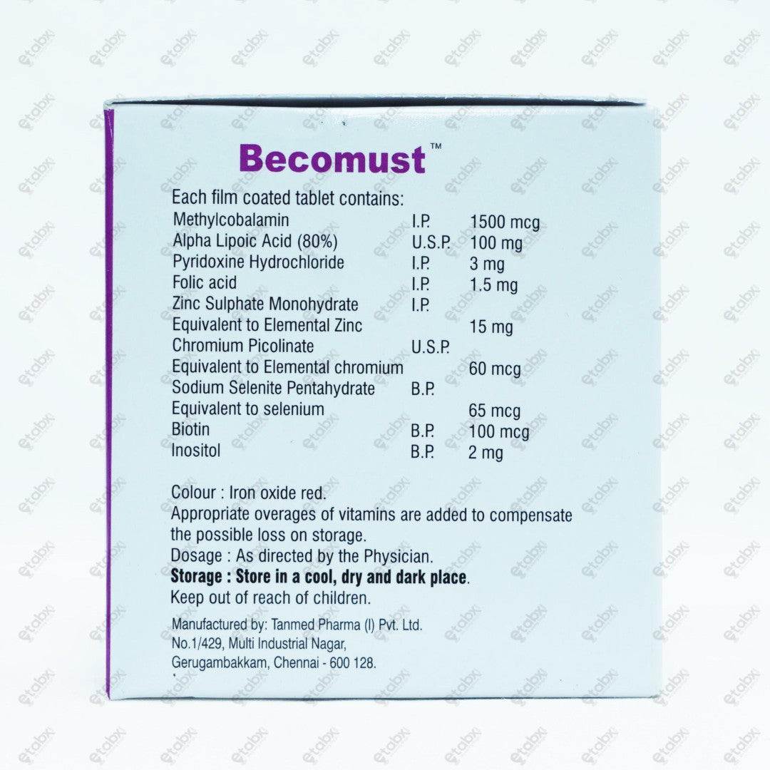 Becomust Tablets 10's