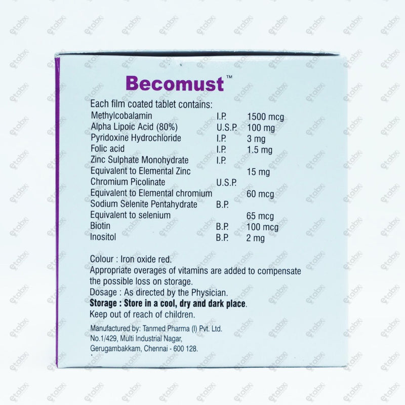 Becomust Tablets 10's