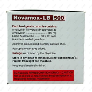 Novamox 500 LB Capsule 10's