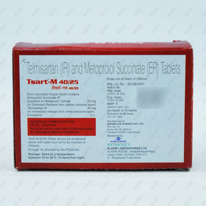 TSART M 40/25 MG Tablet 10's