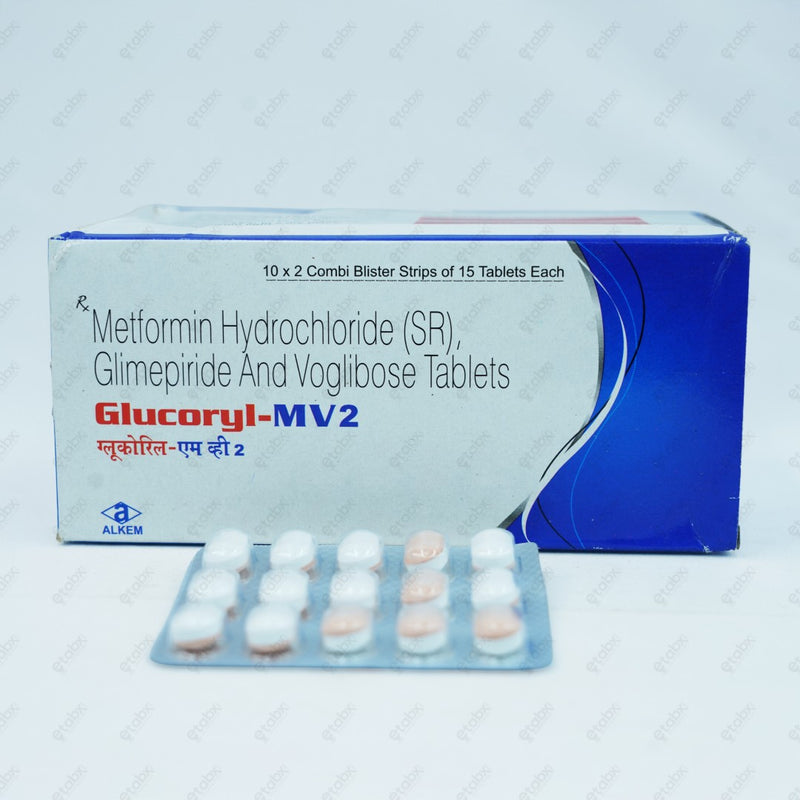 GLUCORYL MV 2mg Tablets (15's)