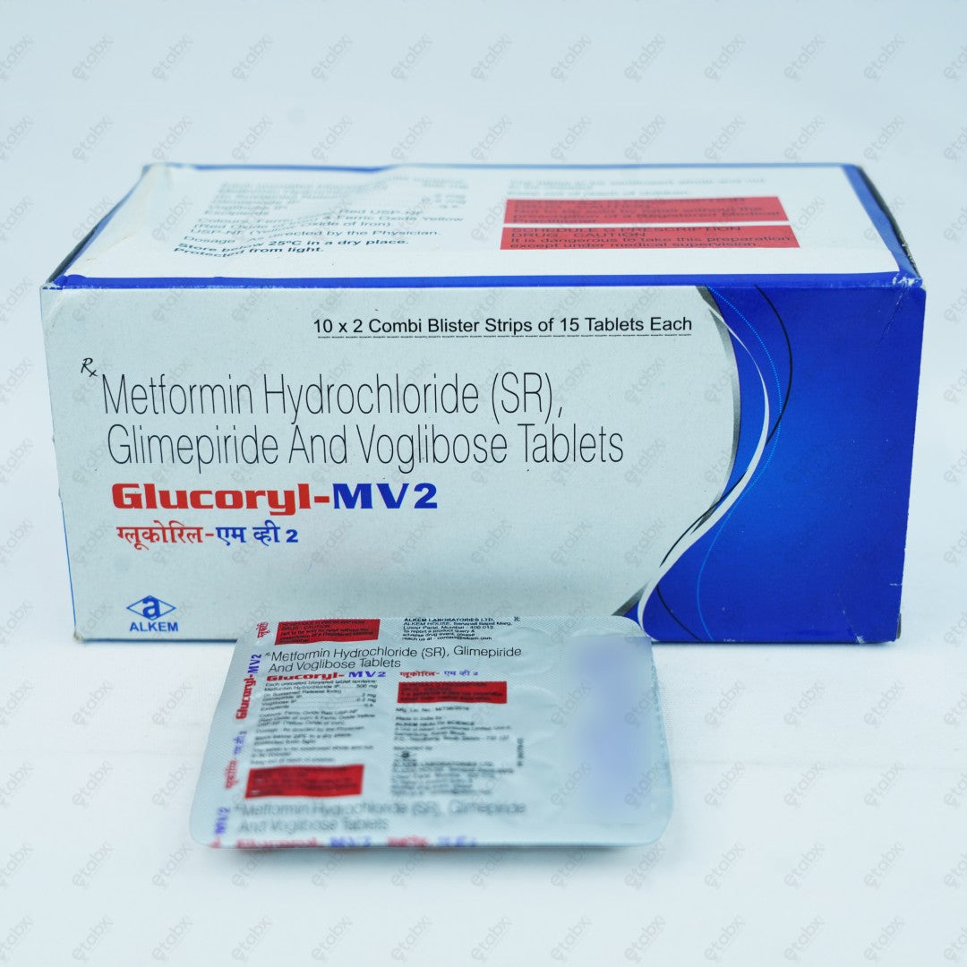 GLUCORYL MV 2mg Tablets (15's)