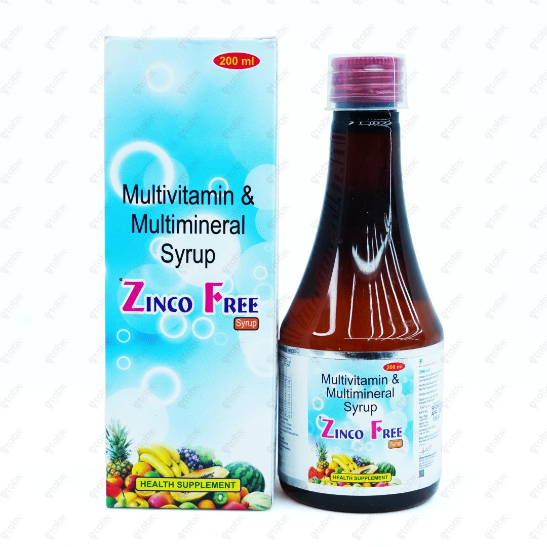 Zinco Free 200ml Syrup