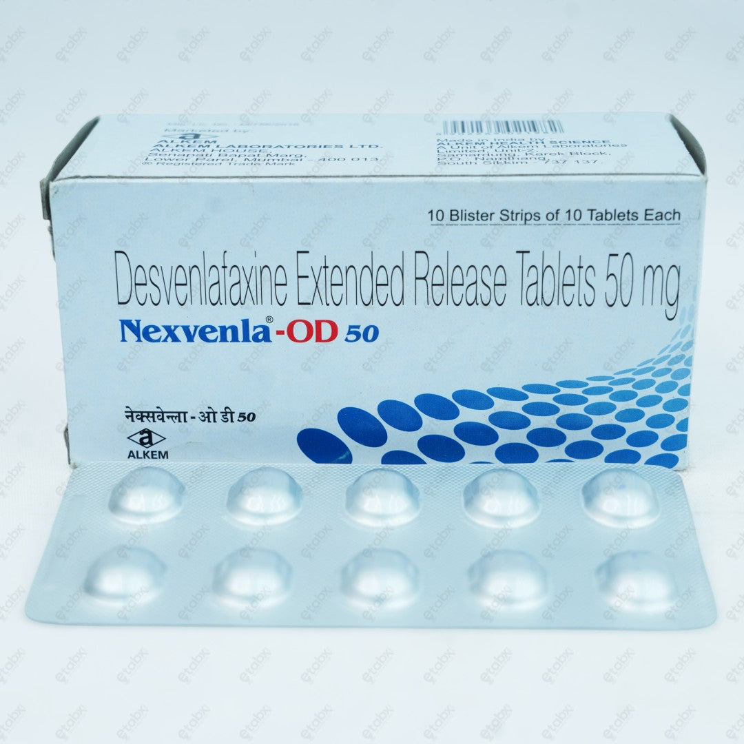 Nexvenla OD 50mg Tablet 10's