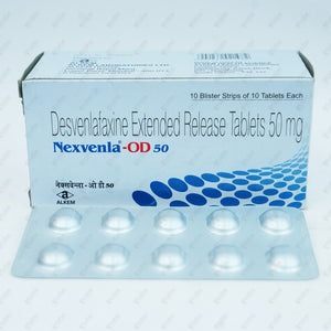 Nexvenla OD 50mg Tablet 10's