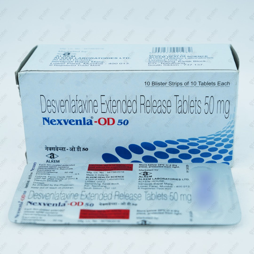 Nexvenla OD 50mg Tablet 10's