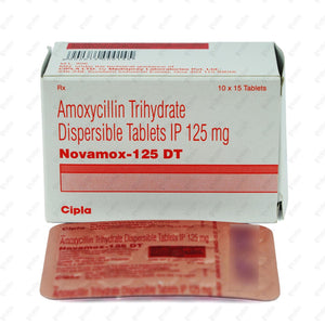 Novamox 125 DT Tablet 15's