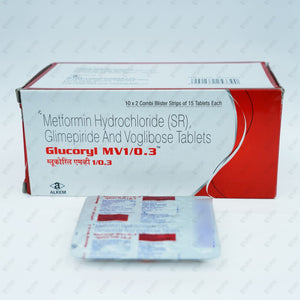 GLUCORYL MV 1/0.3 Tablets (15's)