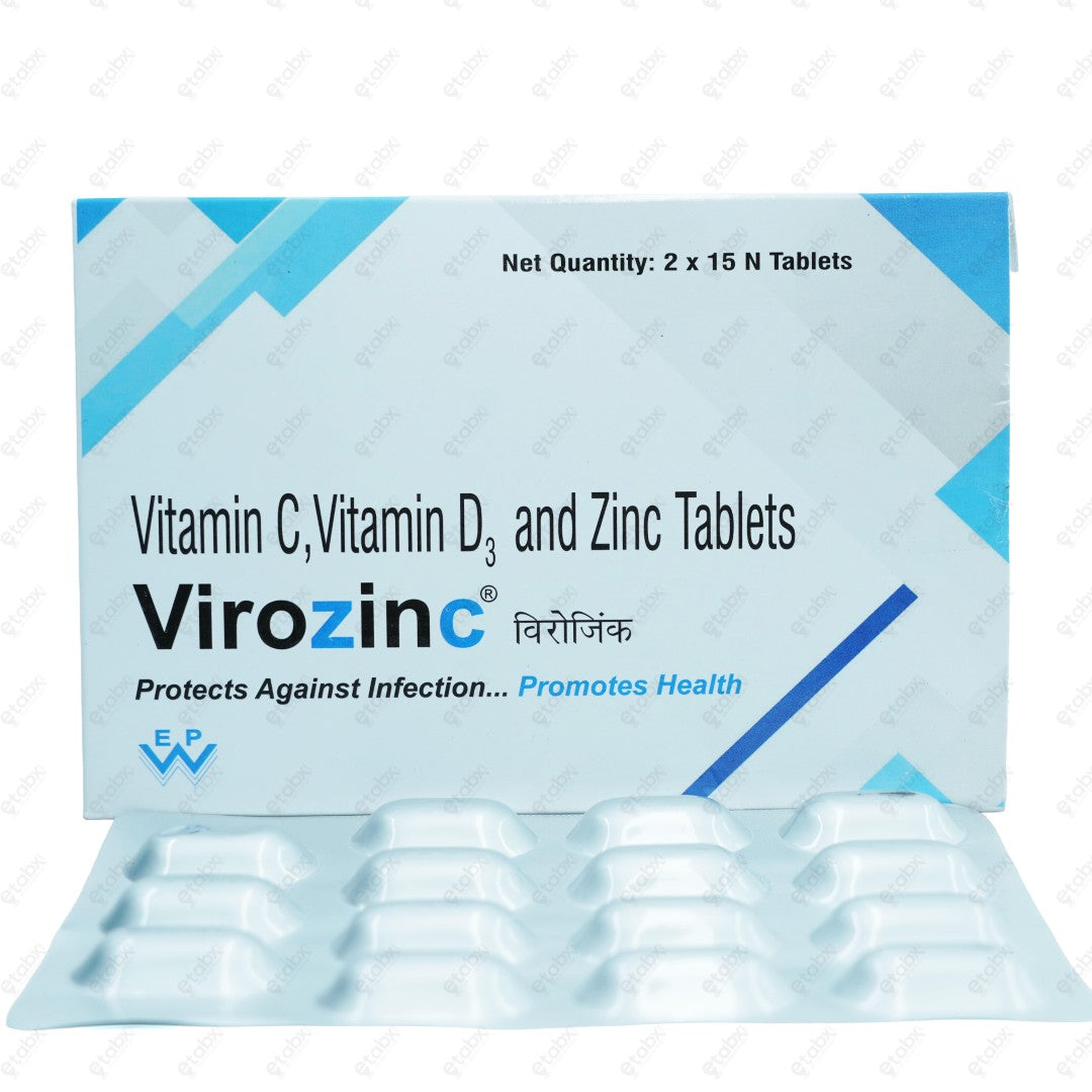 Virozinc Tablets 15's