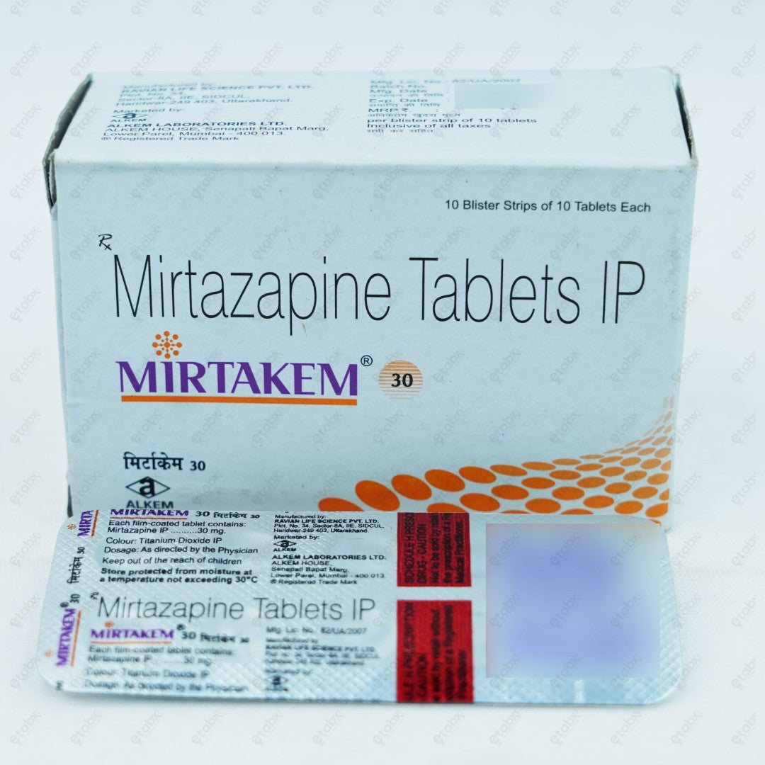 MIRTAKEM 30MG Tablet 10'S