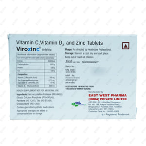Virozinc Tablets 15's