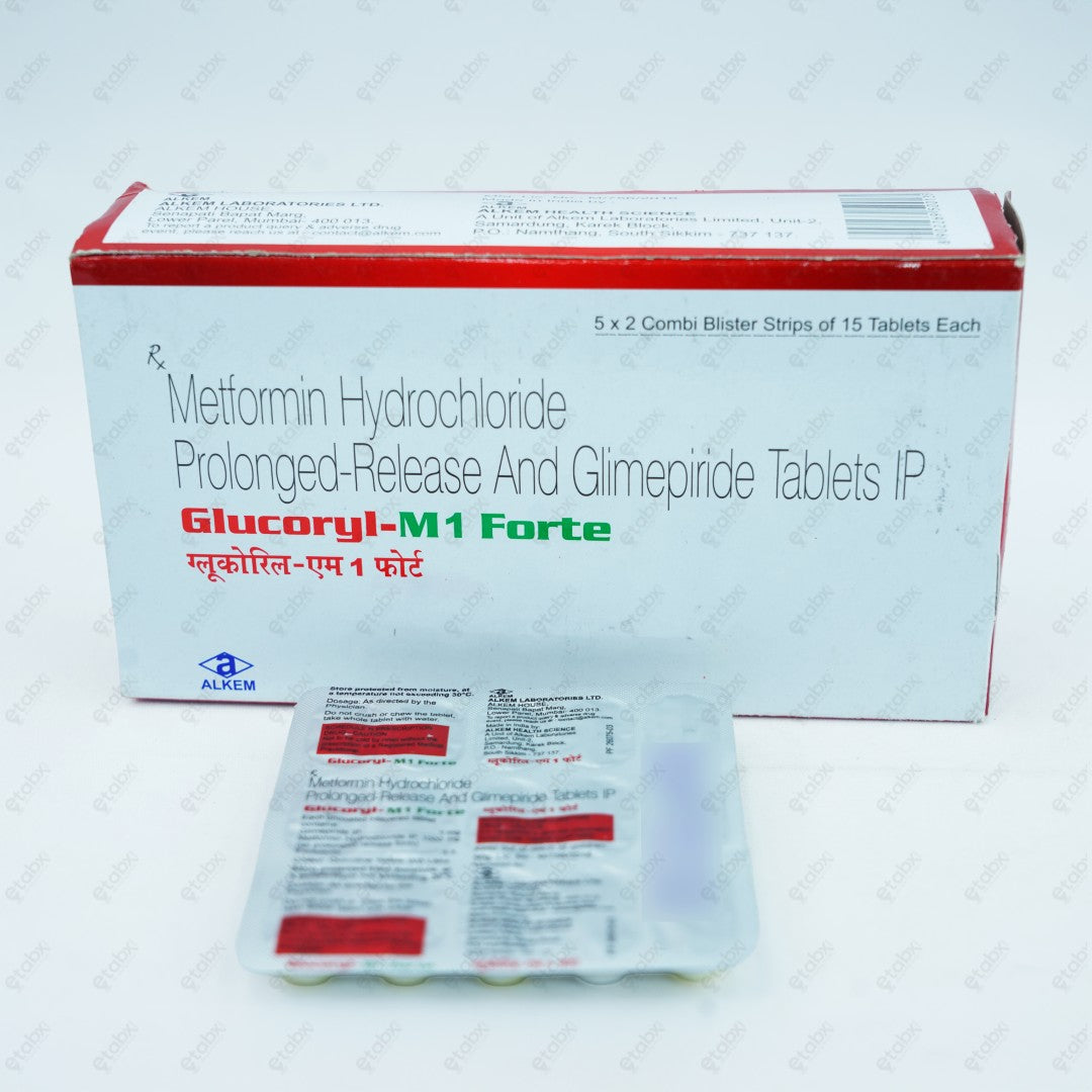 GLUCORYL M1 FORTE Tablets (15's)