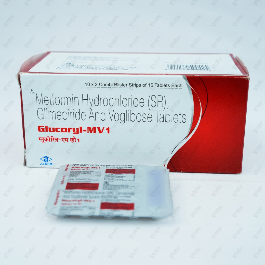 GLUCORYL MV 1mg Tablets (15's)