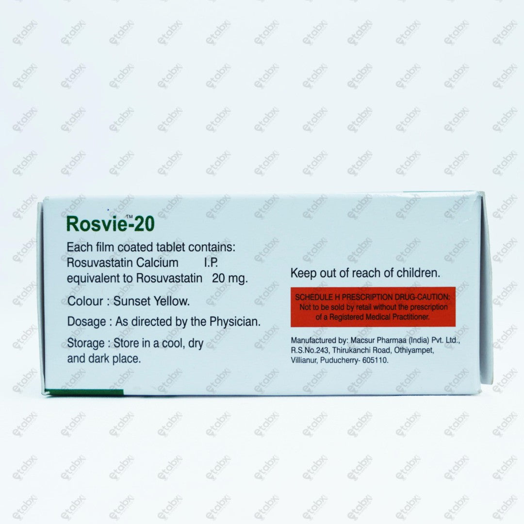 Rosvie 20 mg Tablets 10's