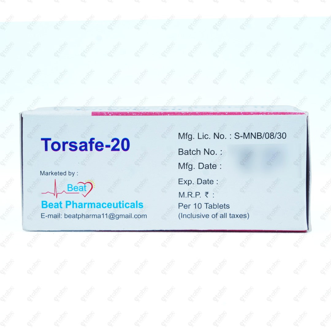 Torsafe 20mg Tablet 10's