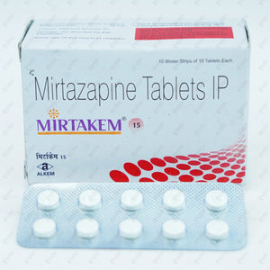 Mirtakem 15mg Tablet 10's