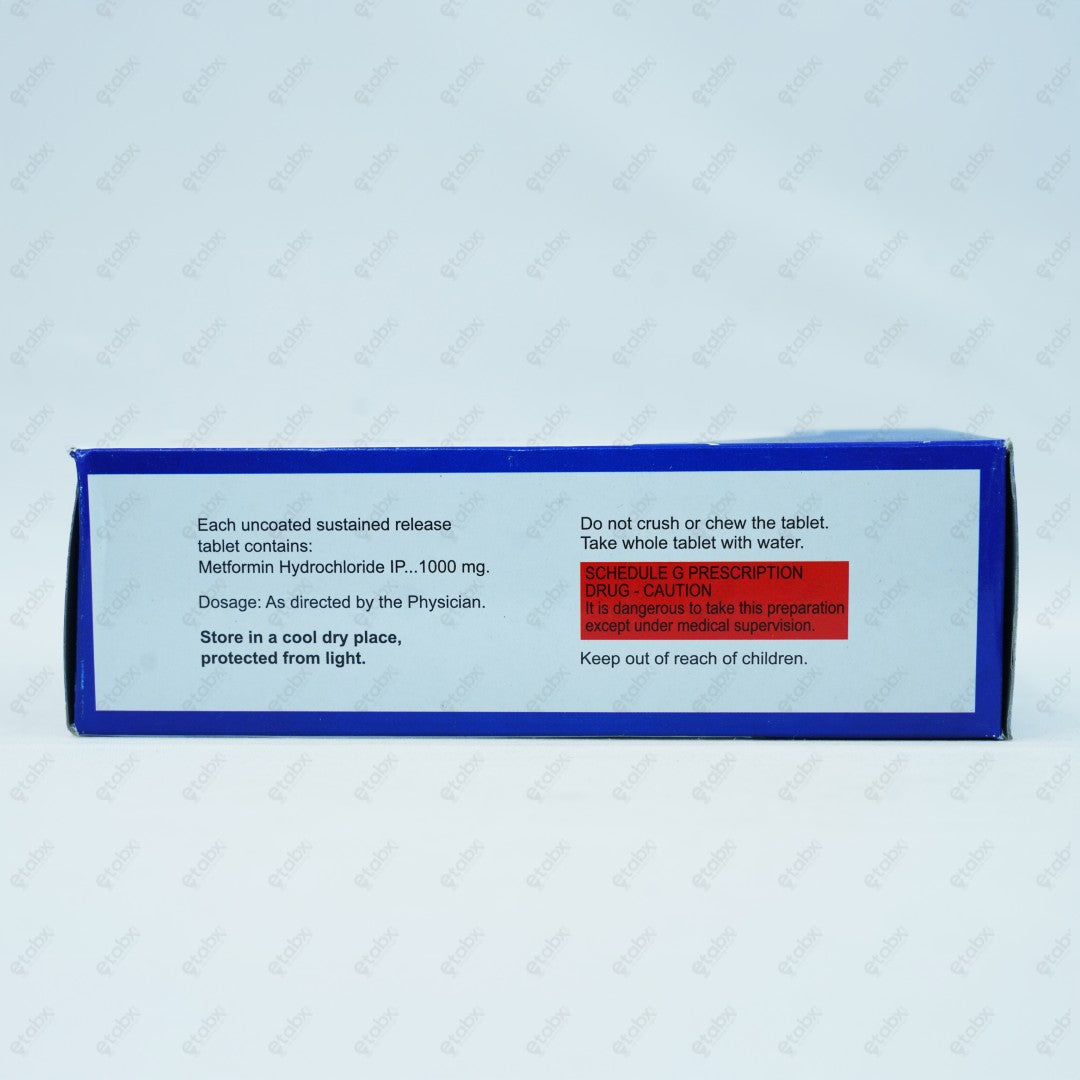 Formin SR 1000mg Tablets 15's