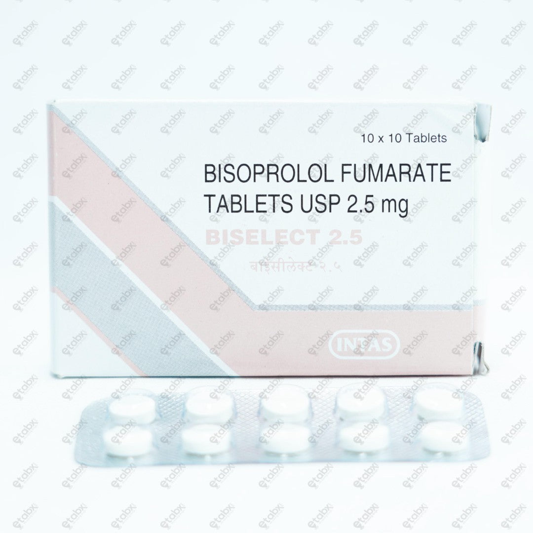 Biselect 2.5mg Tablet 10's