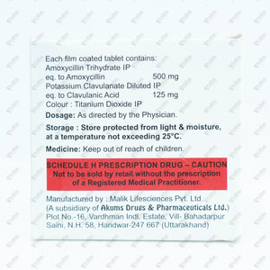 Anticlav 625mg Tablet 6's
