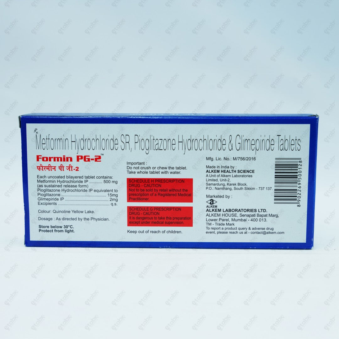 FORMIN PG 2mg Tablets (15's)