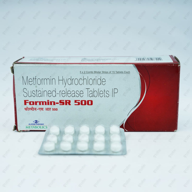 Formin SR 500mg Tablet 15'S
