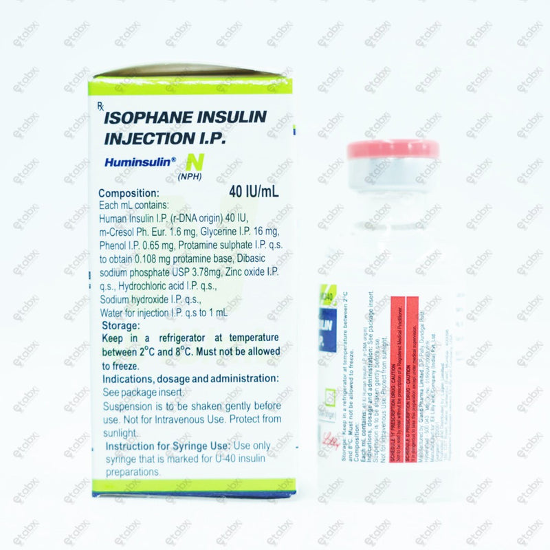 Huminsulin NPH Insulin 40IU Injection
