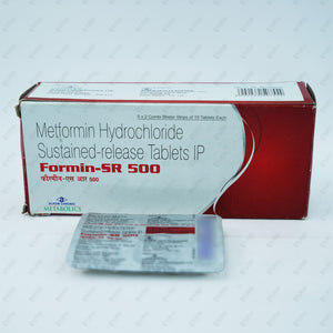 Formin SR 500mg Tablet 15'S