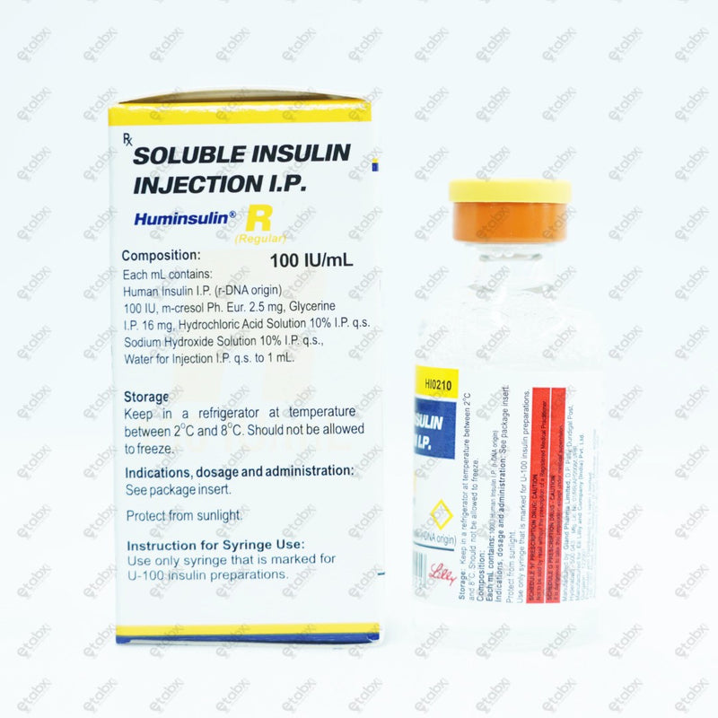 Huminsulin R Insulin 100 IU Injection