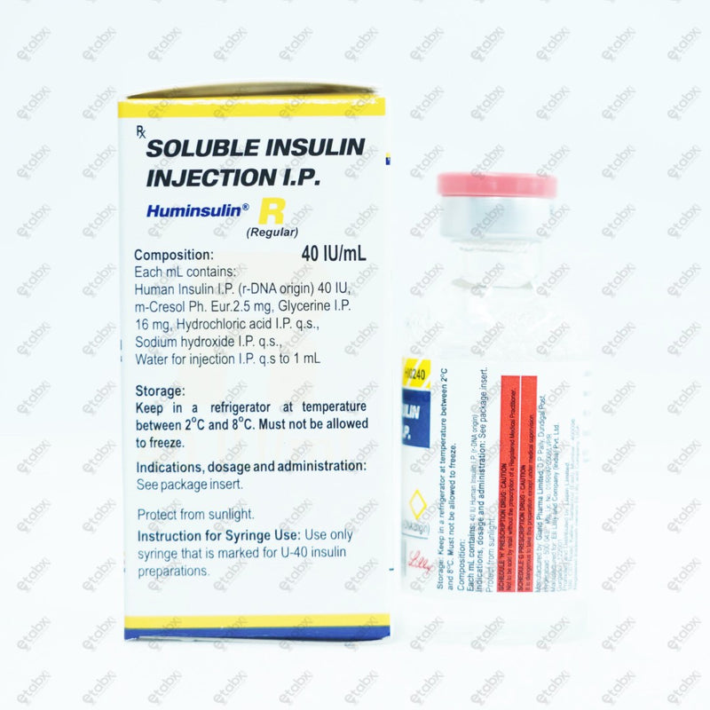 Huminsulin R Insulin 40IU Injection