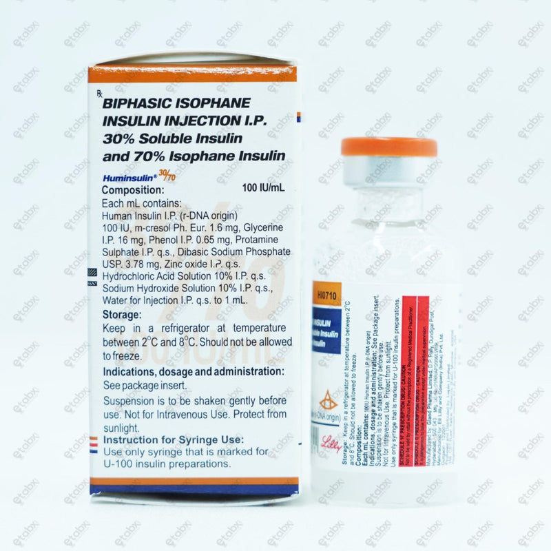 Huminsulin 30/70 Insulin 100IU Injection